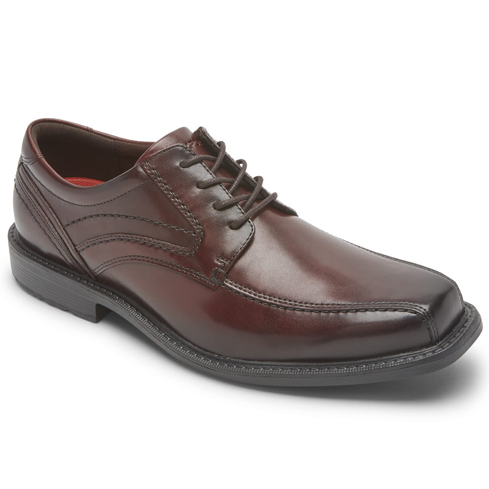 Oxfords Rockport Homem Marrom Escuro - Style Leader 2 Bike Toe - 15368QFPW